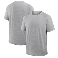 Men's Gray Fanatics Corporate Clutch Poly T-Shirt