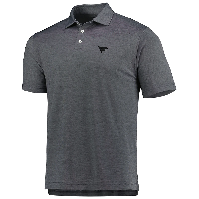 Men's Gray Fanatics Corporate The Butter Stripe Tri-Blend Polo