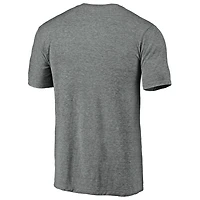 T-shirt tri-blend écologique Fanatics Corporate gris chiné pour homme