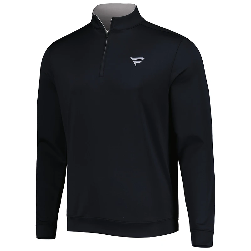 Men's johnnie-O Black Fanatics Corporate Diaz Quarter-Zip Jacket