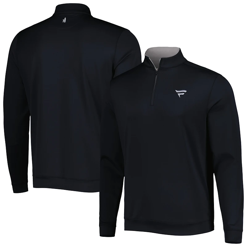 Men's johnnie-O Black Fanatics Corporate Diaz Quarter-Zip Jacket
