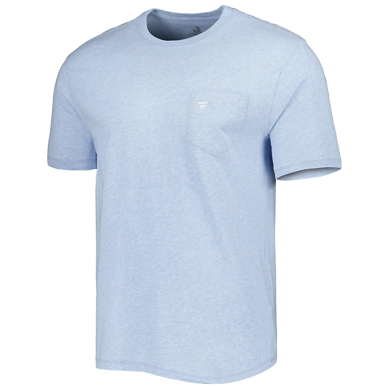 Men's johnnie-O Heather Light Blue Fanatics Corporate Tyler T-Shirt
