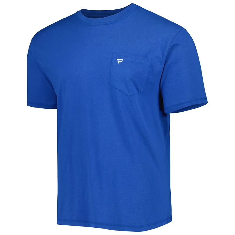 T-shirt pour homme Johnnie-O Heather Royal Fanatics Corporate Tyler