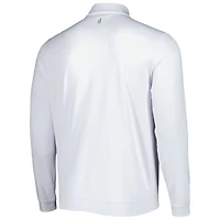 Veste zippée quart de zip Johnnie-O White Fanatics Corporate Diaz pour homme