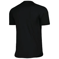 Men's LEGENDS Black Fanatics Corporate Enzo Tri-Blend Raglan T-Shirt