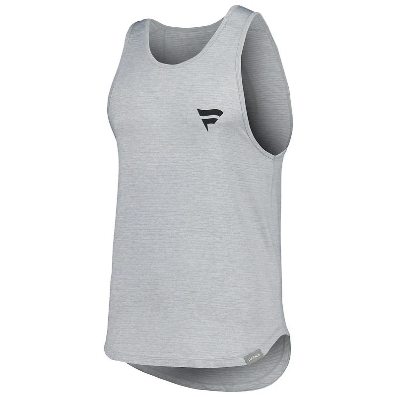 Men's LEGENDS Gray Fanatics Corporate Enzo Tri-Blend Tank Top
