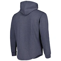 Men's LEGENDS Heather Navy Fanatics Corporate Hawthorne Tech Tri-Blend Pullover Hoodie