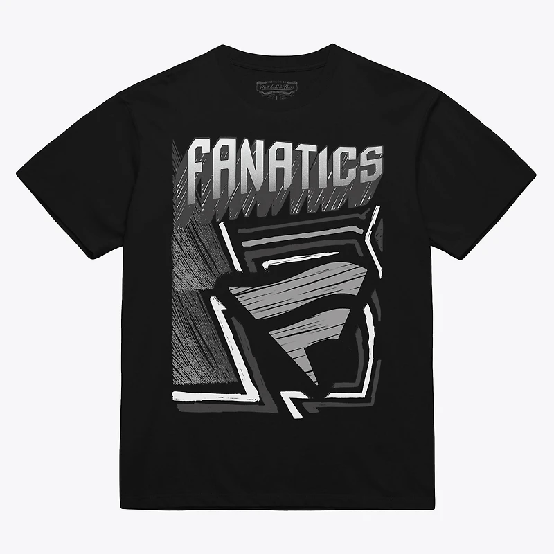 Men's Mitchell & Ness Black Fanatics Sidewalk Classic T-Shirt