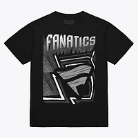 Men's Mitchell & Ness  Black Fanatics Sidewalk Classic T-Shirt