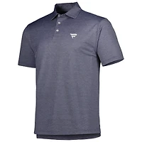 Polo bleu marine Fanatics Corporate The Butter Stripe Tri-Blend pour homme