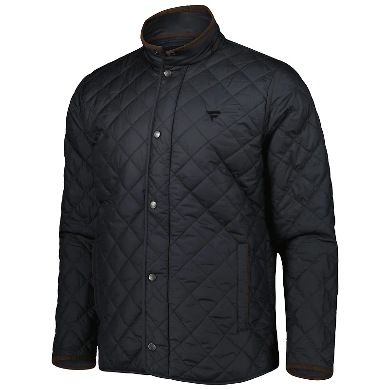 Veste de voyage matelassée à boutons-pression Fanatics Corporate Suffolk Peter Millar pour homme