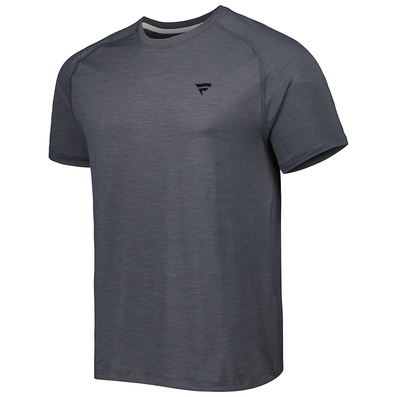Men's Peter Millar Gray Fanatics Corporate Aurora Raglan T-Shirt