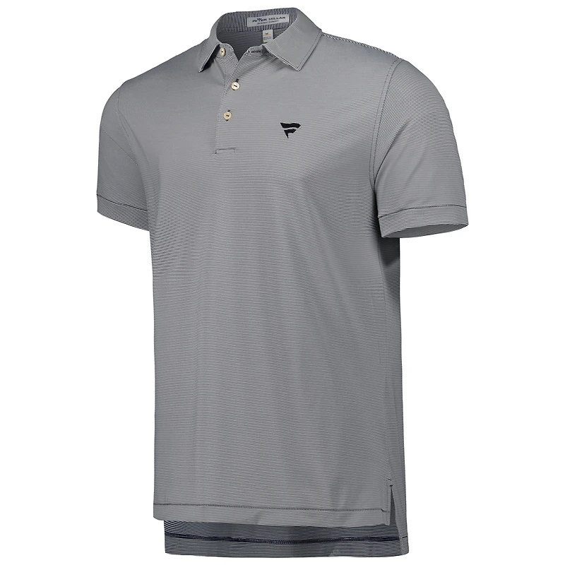 Men's Peter Millar Gray Fanatics Corporate Jubilee Jersey Polo