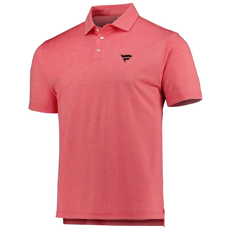 Men's Red Fanatics Corporate The Butter Stripe Tri-Blend Polo
