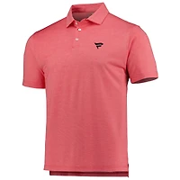 Men's Red Fanatics Corporate The Butter Stripe Tri-Blend Polo