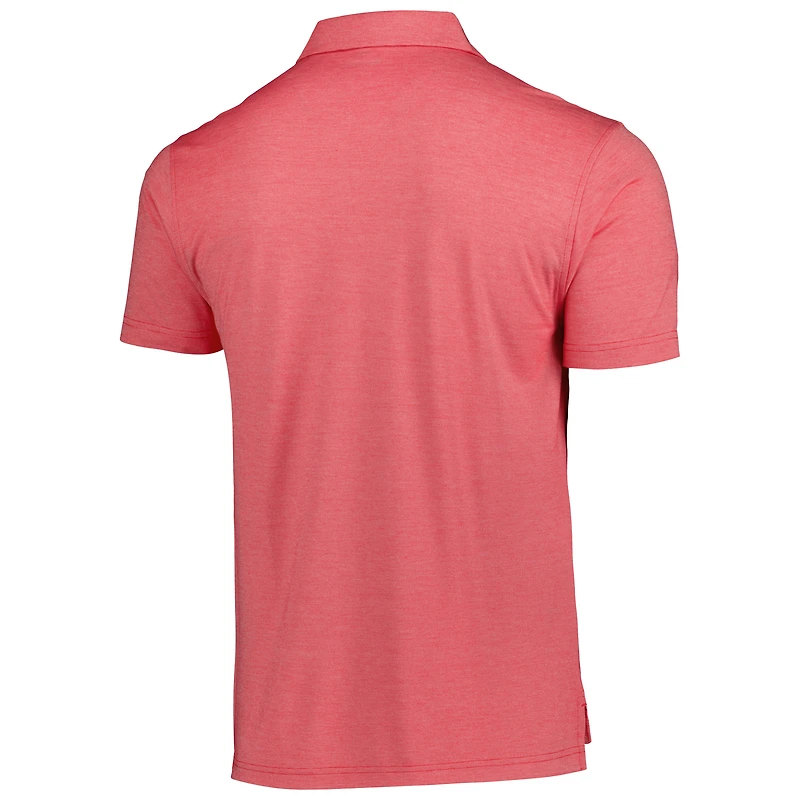 Men's Red Fanatics Corporate The Butter Stripe Tri-Blend Polo