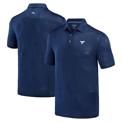 Men's Tommy Bahama Blue Fanatics Corporate Sport Palm Coast Palmera IslandZone Polo