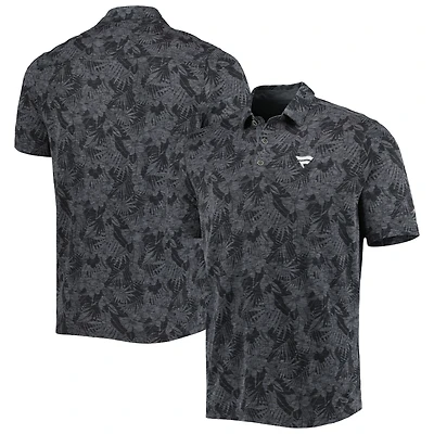 Polo Tommy Bahama pour homme, coloris charbon, motif palmiers fanatiques Corporate Sport