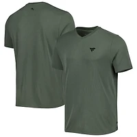 T-shirt à col en V Tommy Bahama Forest Green Fanatics Corporate Coastal Crest IslandZone pour homme
