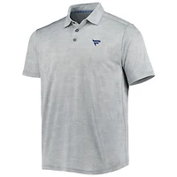 Men's Tommy Bahama Gray Fanatics Corporate IslandZone Pineapple Palm Coast Polo