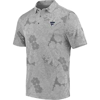 Men's Tommy Bahama Gray Fanatics Corporate Miramar Blooms Polo