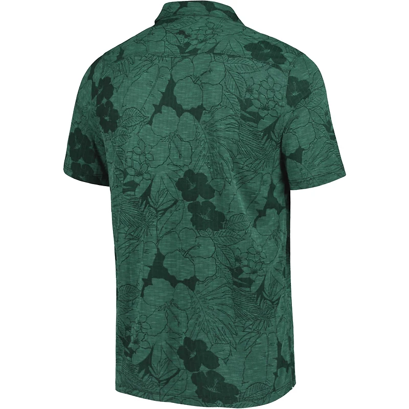 Men's Tommy Bahama Green Fanatics Corporate Miramar Blooms Polo
