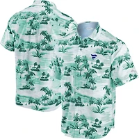 Chemise boutonnée pour homme Tommy Bahama Green Fanatics Corporate Tropical Horizons