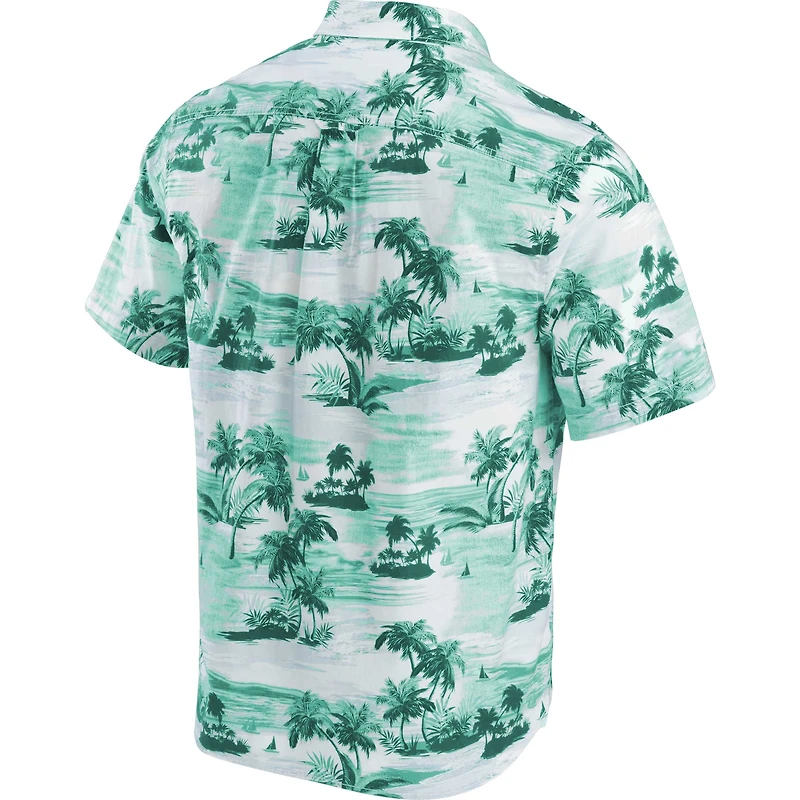 Chemise boutonnée pour homme Tommy Bahama Green Fanatics Corporate Tropical Horizons
