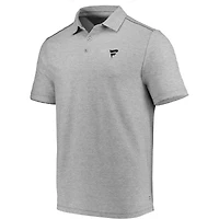 Men's Tommy Bahama Heather Gray Fanatics Corporate Sport Tailgater IslandZone Polo
