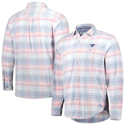 Men's Tommy Bahama Light Blue Fanatics Corporate Coastline Carmel Button-Up Shirt