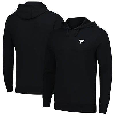 Men's TravisMathew  Black Fanatics Corporate Cloud Waffle Lightweight Tri-Blend Pullover Hoodie