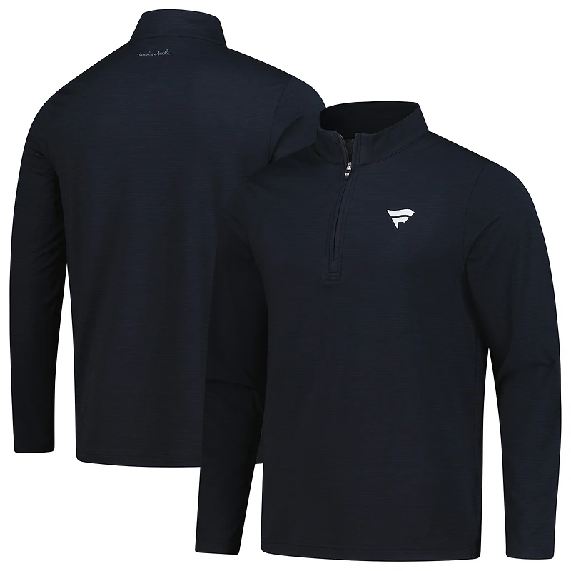 Haut tri-mélange à fermeture éclair quart de tour pour homme TravisMathew Fanatics Corporate The Heater