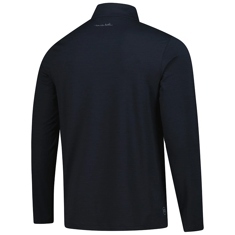 Haut tri-mélange à fermeture éclair quart de tour pour homme TravisMathew Fanatics Corporate The Heater