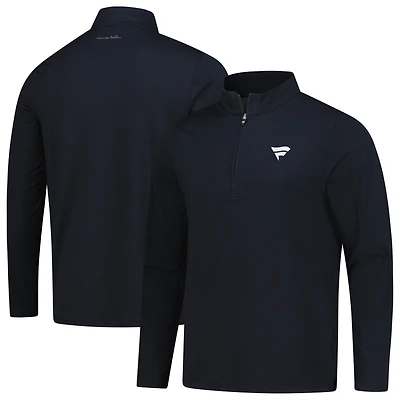 Haut tri-mélange à fermeture éclair quart de tour pour homme TravisMathew Fanatics Corporate The Heater