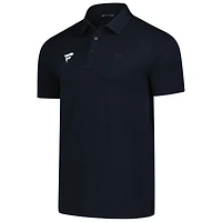 Men's TravisMathew  Black Fanatics Corporate The Heater Tri-Blend Polo