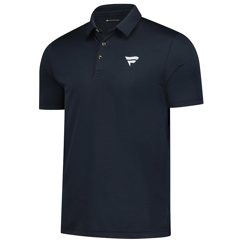 Men's TravisMathew  Black Fanatics Corporate The Zinna 2.0 Polo