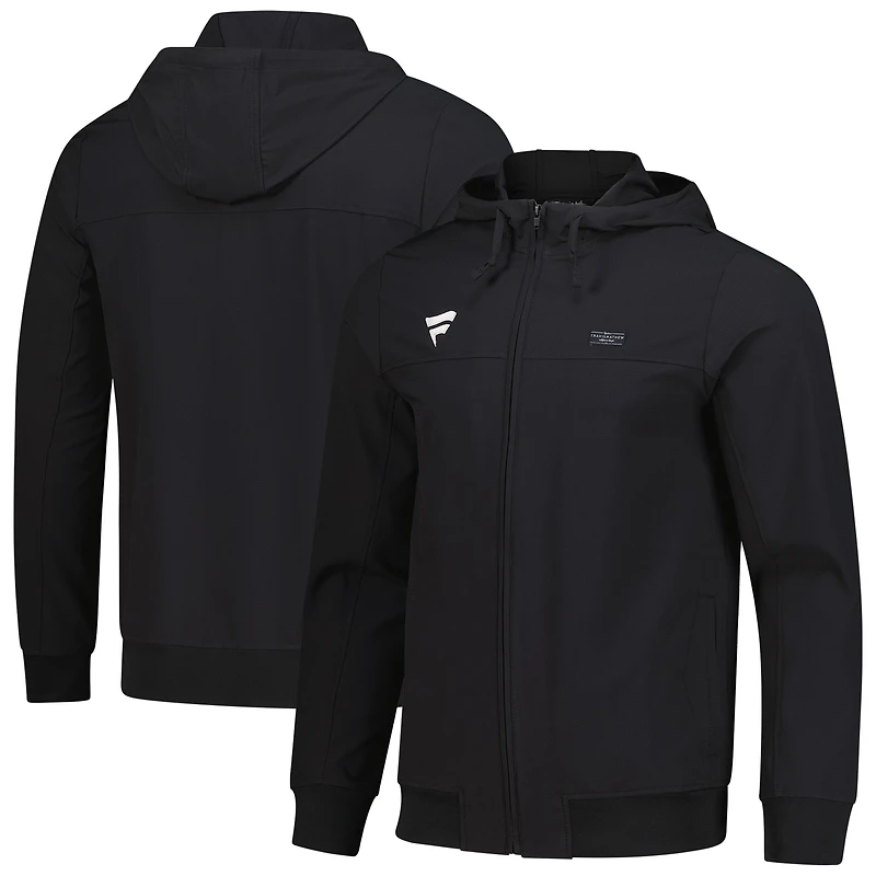 Veste zippée intégrale TravisMathew Black Fanatics Corporate Wanderlust pour homme