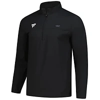 Haut à fermeture éclair quart de tour TravisMathew Black Fanatics Corporate Wanderlust pour homme