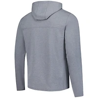 Men's TravisMathew Heather Gray Fanatics Corporate Upgraded Tech Pullover Hoodie