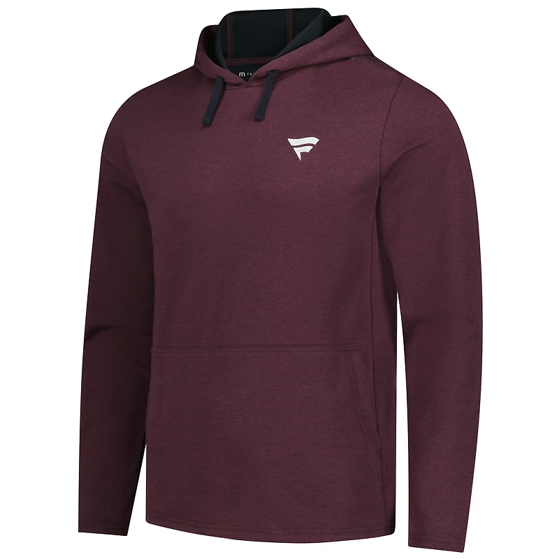 Men's TravisMathew Heather Fanatics Corporate Upgraded Tech Pullover Hoodie