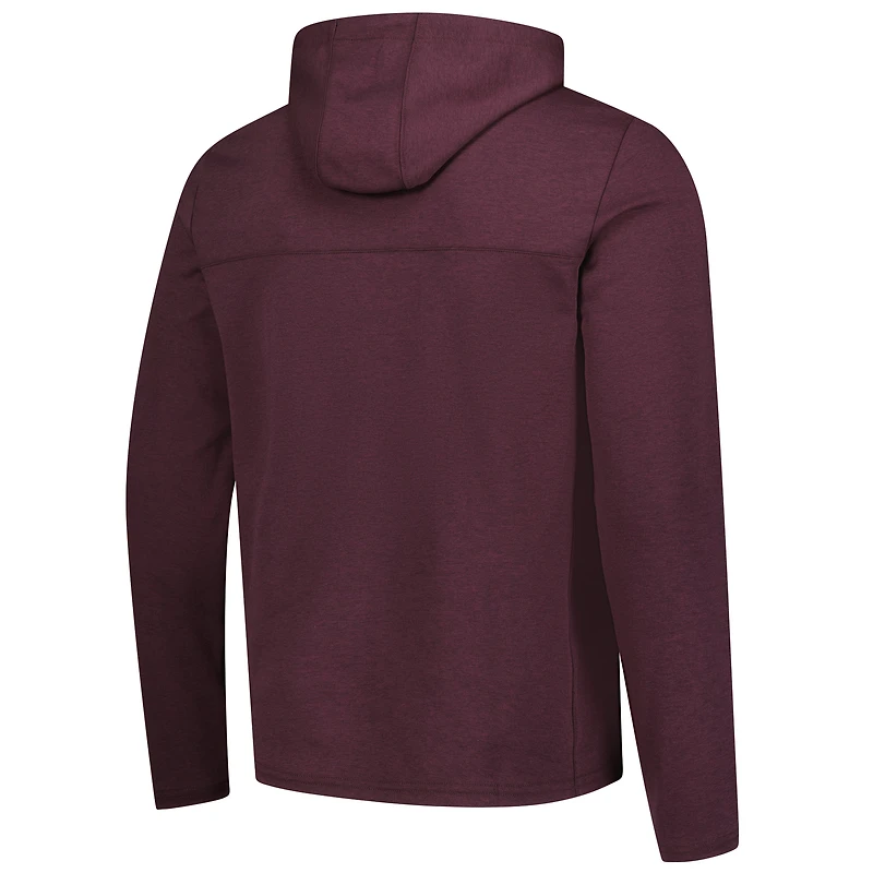 Men's TravisMathew Heather Fanatics Corporate Upgraded Tech Pullover Hoodie