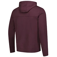 Men's TravisMathew Heather Fanatics Corporate Upgraded Tech Pullover Hoodie