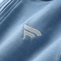 Haut bleu clair Fanatics Corporate The Heater pour homme, modèle tri-mélange à fermeture éclair quart de tour