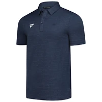 Men's TravisMathew  Navy Fanatics Corporate The Heater Tri-Blend Polo