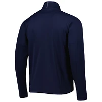 Haut à glissière quart de tour raglan Fanatics Corporate Z500 bleu marine Zero Restriction pour homme