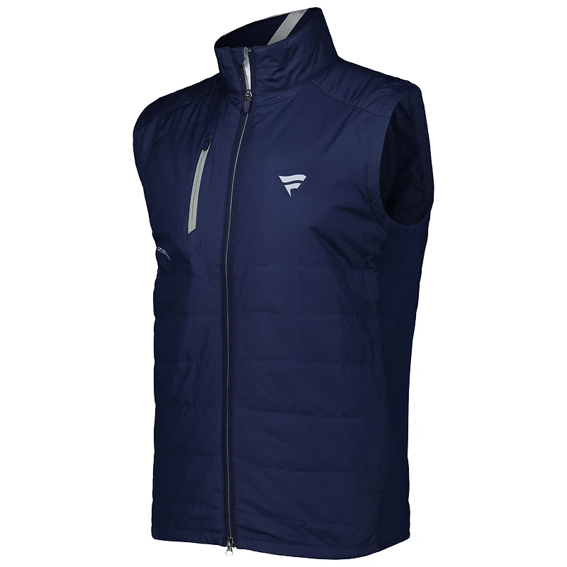 Men's Zero Restriction Navy Fanatics Corporate Z625 Dual Full-Zip Vest
