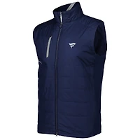 Men's Zero Restriction Navy Fanatics Corporate Z625 Dual Full-Zip Vest