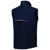 Men's Zero Restriction Navy Fanatics Corporate Z700 Full-Zip Vest
