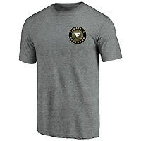 T-shirt unisexe Heather Charcoal Fanatics Corporate Veterans FAN Group