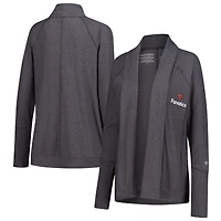 Cardigan ouvert sur le devant Raglan Fanatics Corporate Amari pour femme Colosseum Charcoal